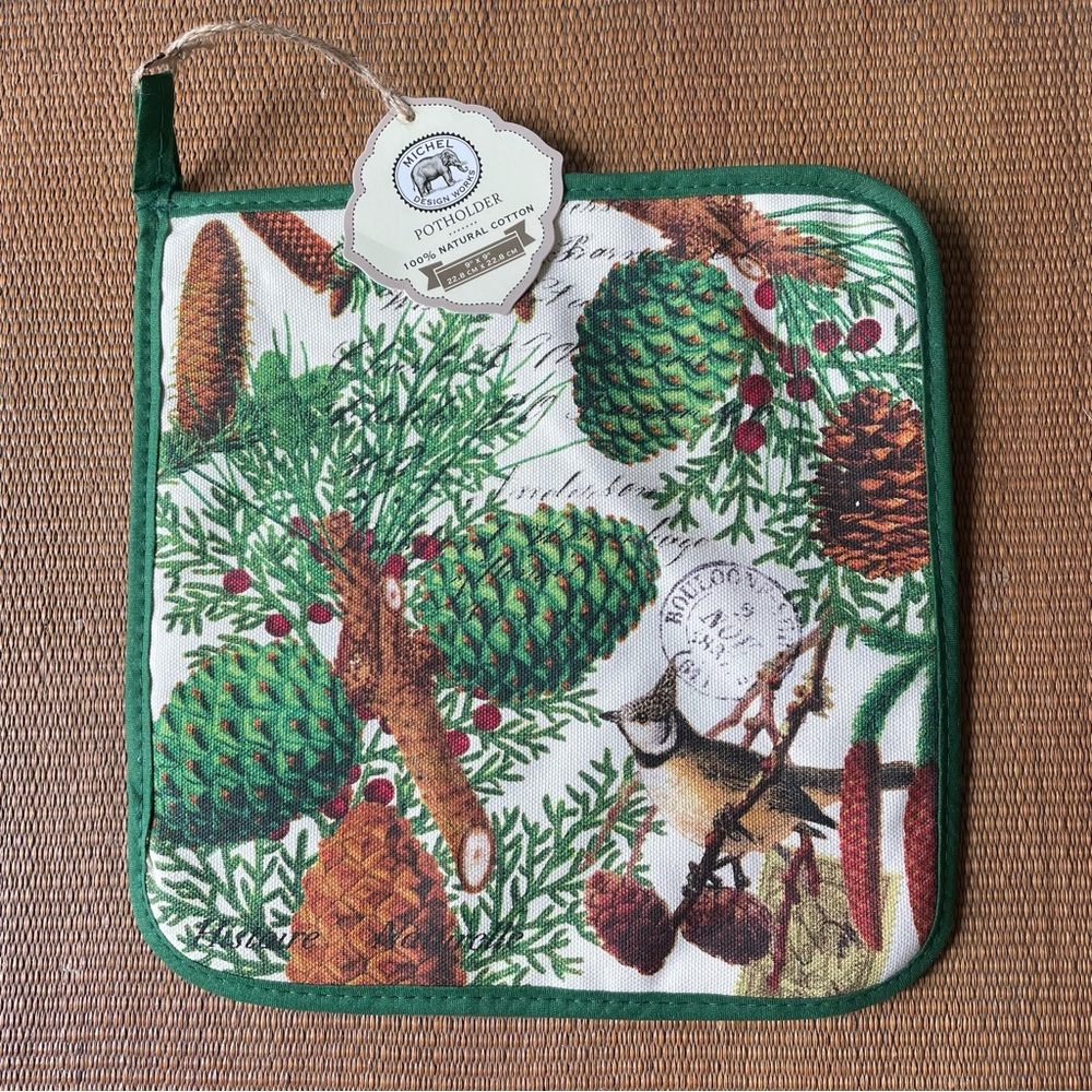 Michel Design Works potholder spruce nwt